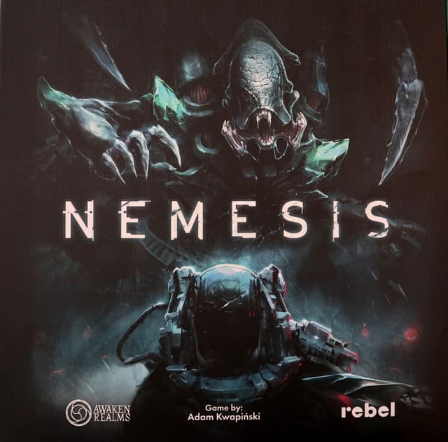 Portada juego de mesa Nemesis