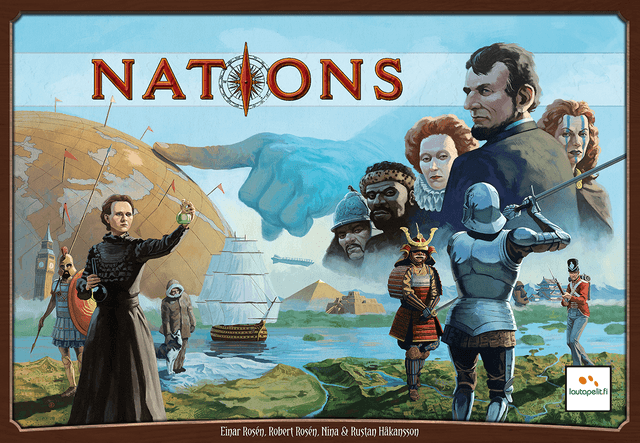 Portada juego de mesa Nations