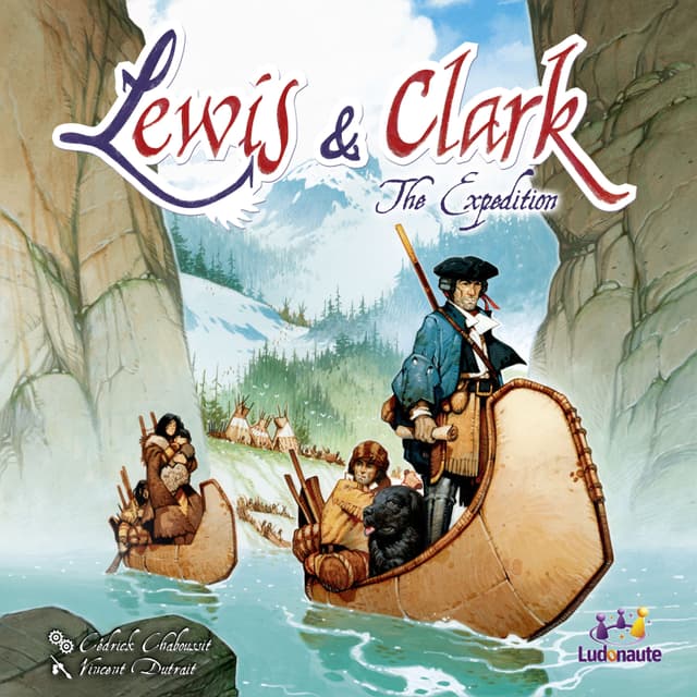 Portada juego de mesa Lewis & Clark