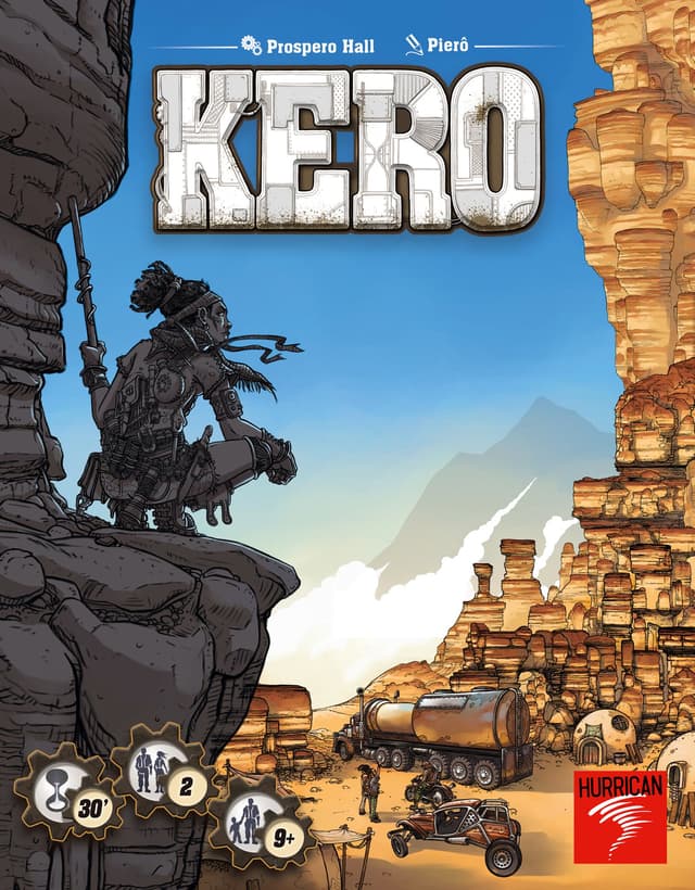 Portada juego de mesa Kero
