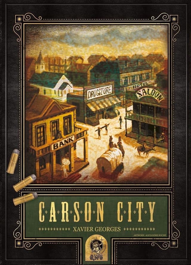 Portada juego de mesa Carson City