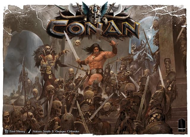 Portada juego de mesa Conan
