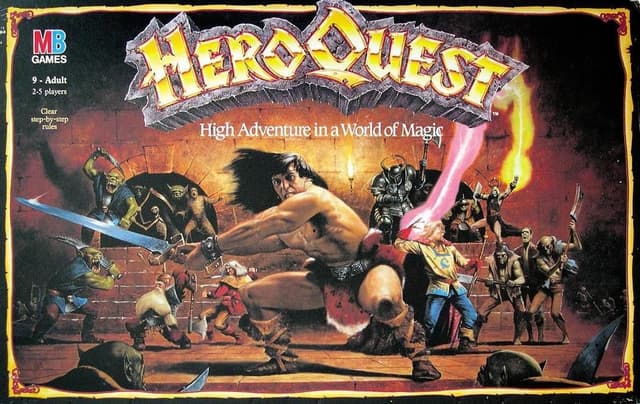 Portada juego de mesa HeroQuest