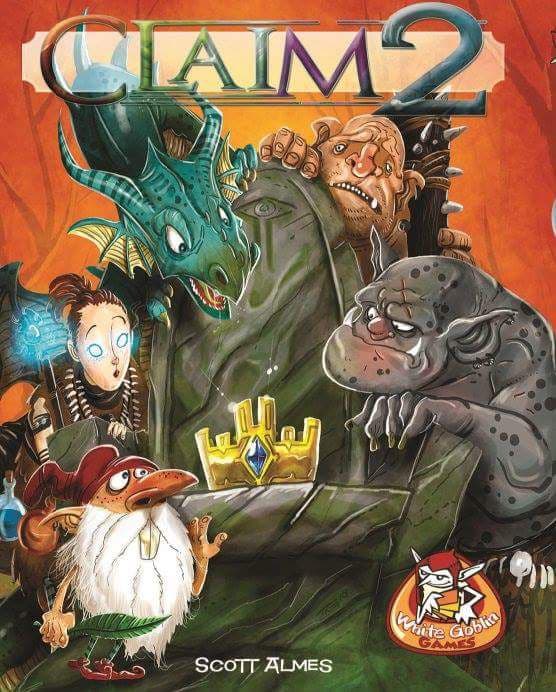 Portada juego de mesa Claim 2