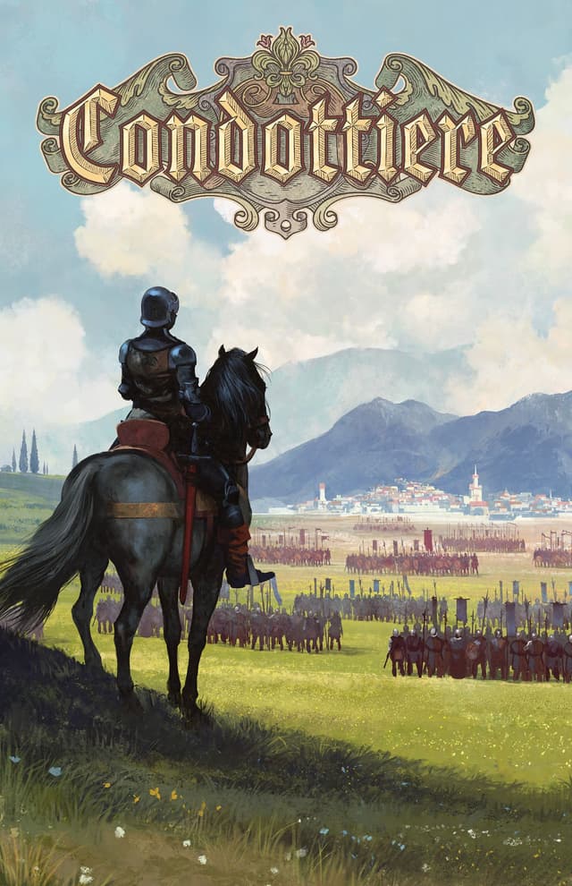 Portada juego de mesa Condottiere