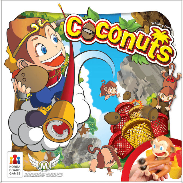 Portada juego de mesa Cocos Locos