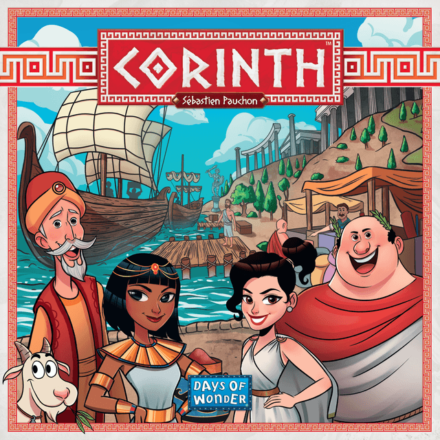 Portada juego de mesa Corinth