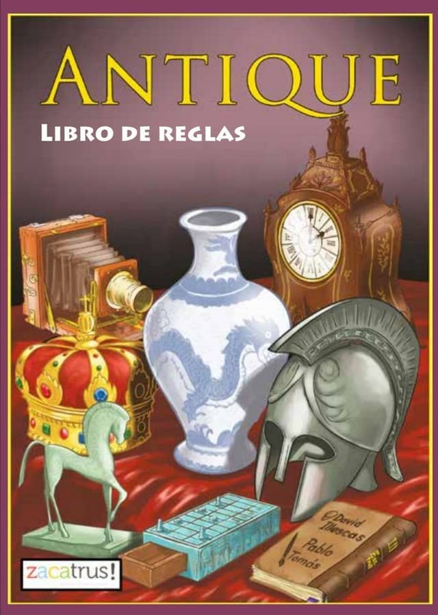 Portada juego de mesa Antique