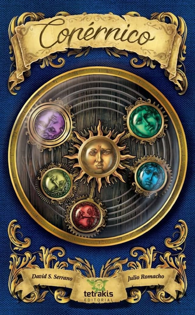 Portada juego de mesa Copernico