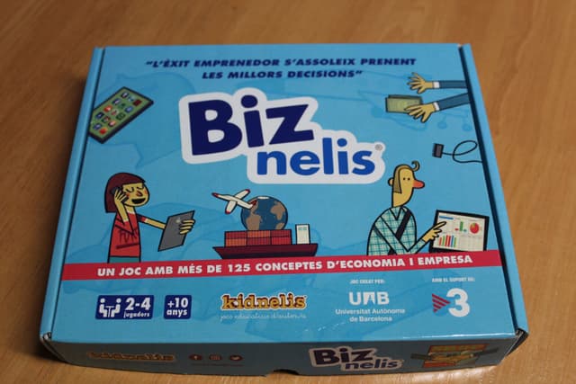 Portada juego de mesa Biznelis