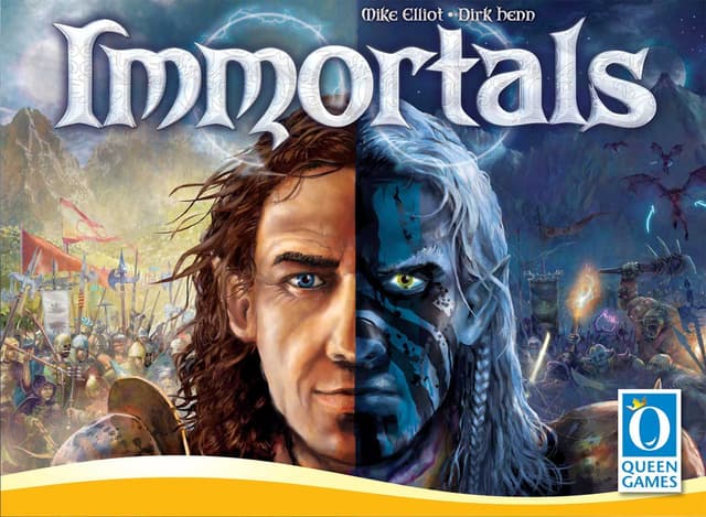Portada juego de mesa Immortals