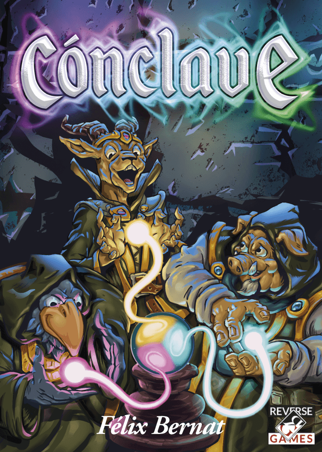 Portada juego de mesa Cónclave