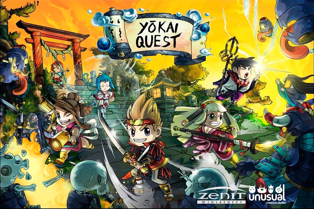 Portada juego de mesa Yōkai Quest