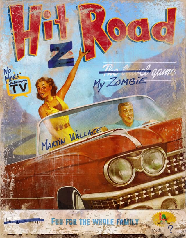 Portada juego de mesa Hit Z Road