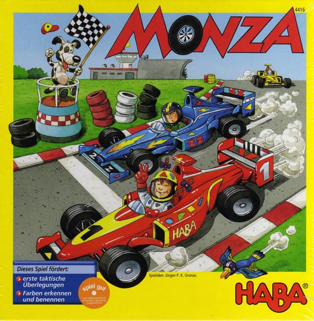 Portada juego de mesa Monza