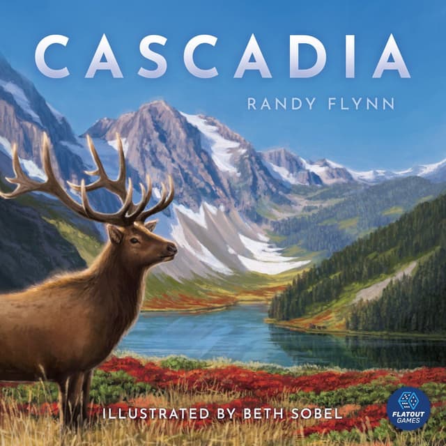 Portada juego de mesa Cascadia