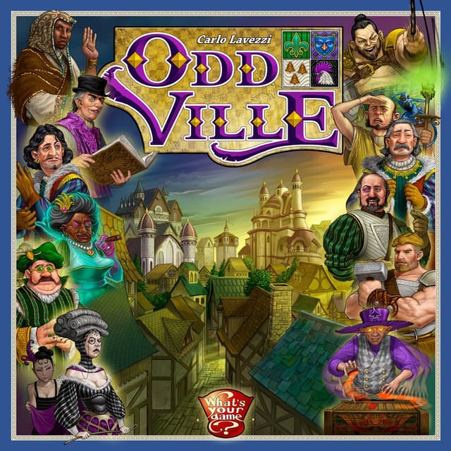 Portada juego de mesa OddVille