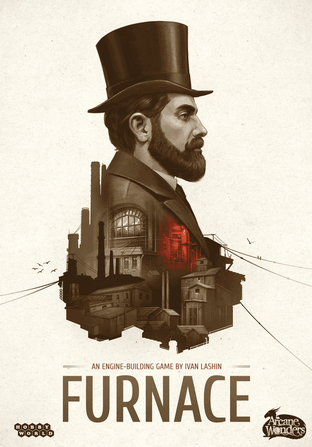 Portada juego de mesa Furnace