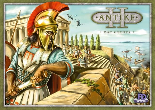 Portada juego de mesa Antike II