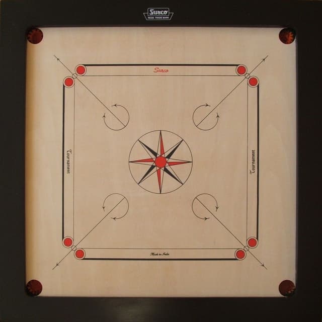 Portada juego de mesa Carrom