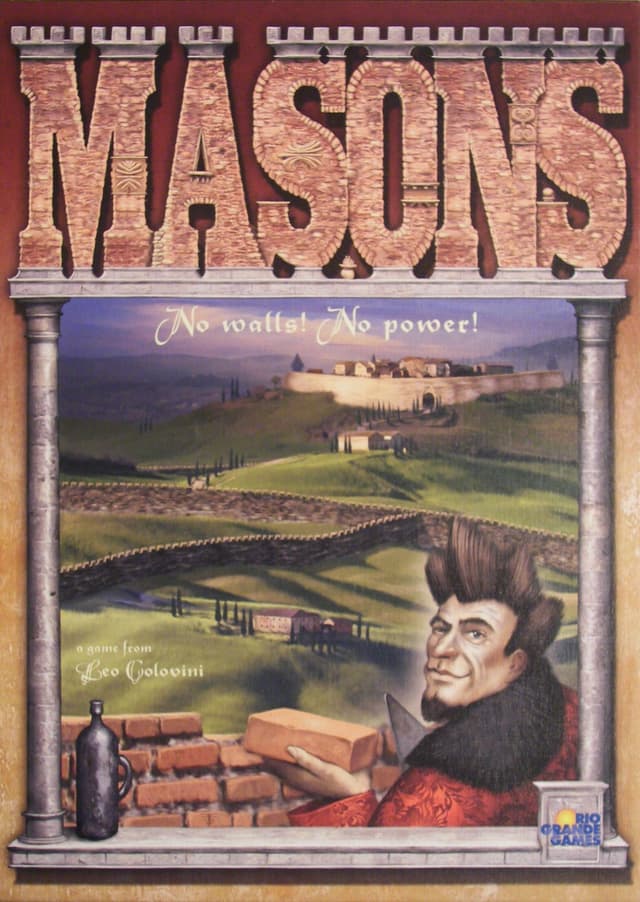 Portada juego de mesa Masons