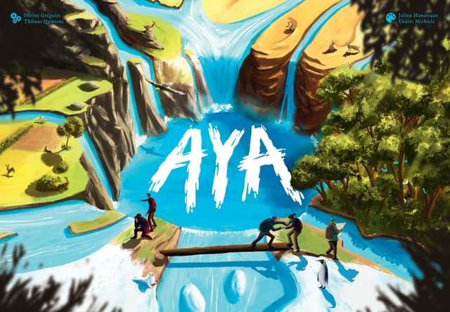 Portada juego de mesa AYA