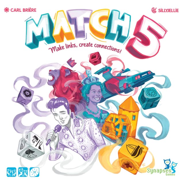Portada juego de mesa MATCH 5