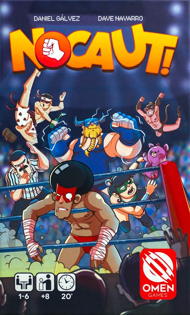 Portada juego de mesa NOCAUT!