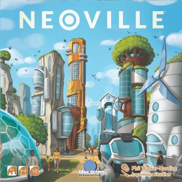 Portada juego de mesa Neoville