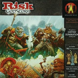 Portada juego de mesa Risk: Godstorm