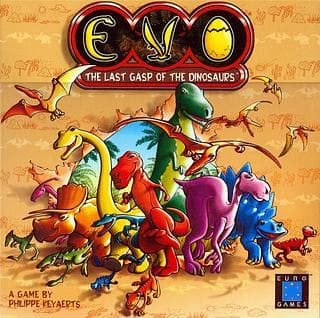 Portada juego de mesa Evo