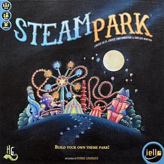 Portada juego de mesa Steam Park