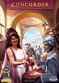 Portada juego de mesa Concordia
