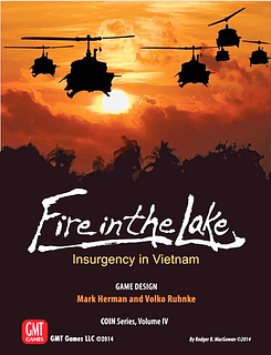 Portada juego de mesa Fire in the Lake