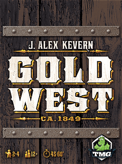 Portada juego de mesa Gold West