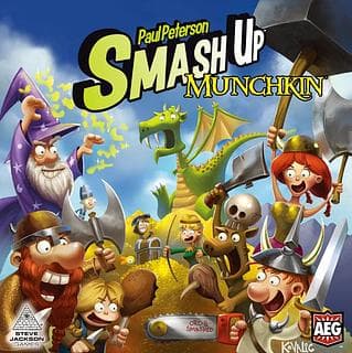 Portada juego de mesa Smash Up: Munchkin
