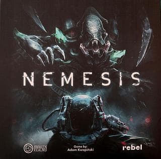 Portada juego de mesa Nemesis