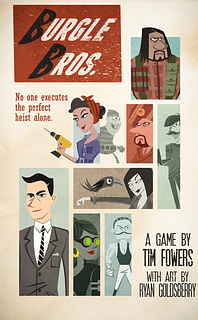 Portada juego de mesa Burgle Bros.