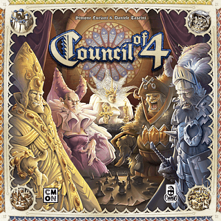 Portada juego de mesa Council of 4