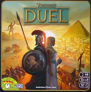 Portada juego de mesa 7 Wonders Duel