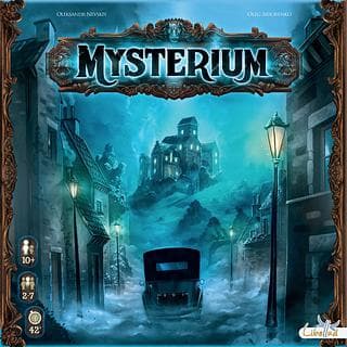 Portada juego de mesa Mysterium