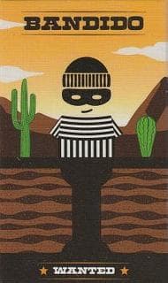 Portada juego de mesa Bandido