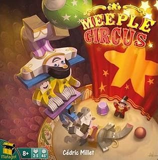 Portada juego de mesa Meeple Circus