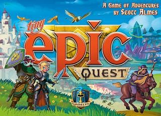 Portada juego de mesa Tiny Epic Quest