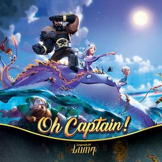 Portada juego de mesa ¡Oh Capitán!