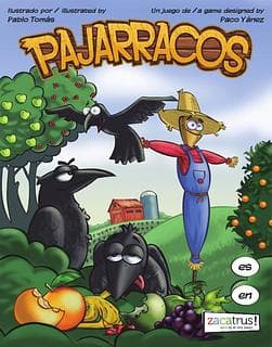 Portada juego de mesa Pajarracos