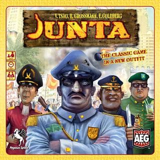 Portada juego de mesa Junta (El Golpe)