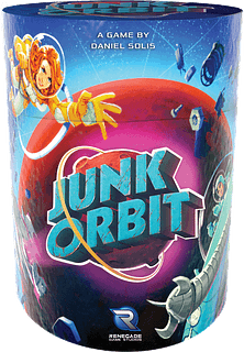 Portada juego de mesa Junk Orbit