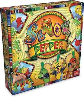 Portada juego de mesa Señor Pepper