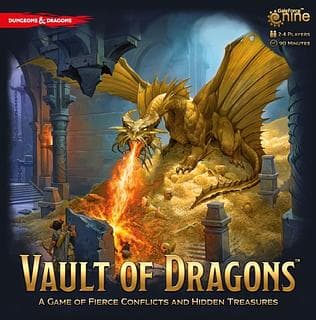 Portada juego de mesa Vault of Dragons